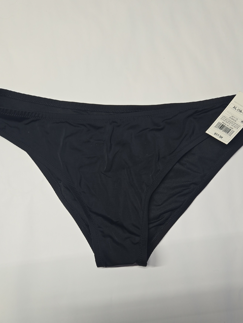 NWT Shade & Shore Black Bikini Bottoms - Solid Black